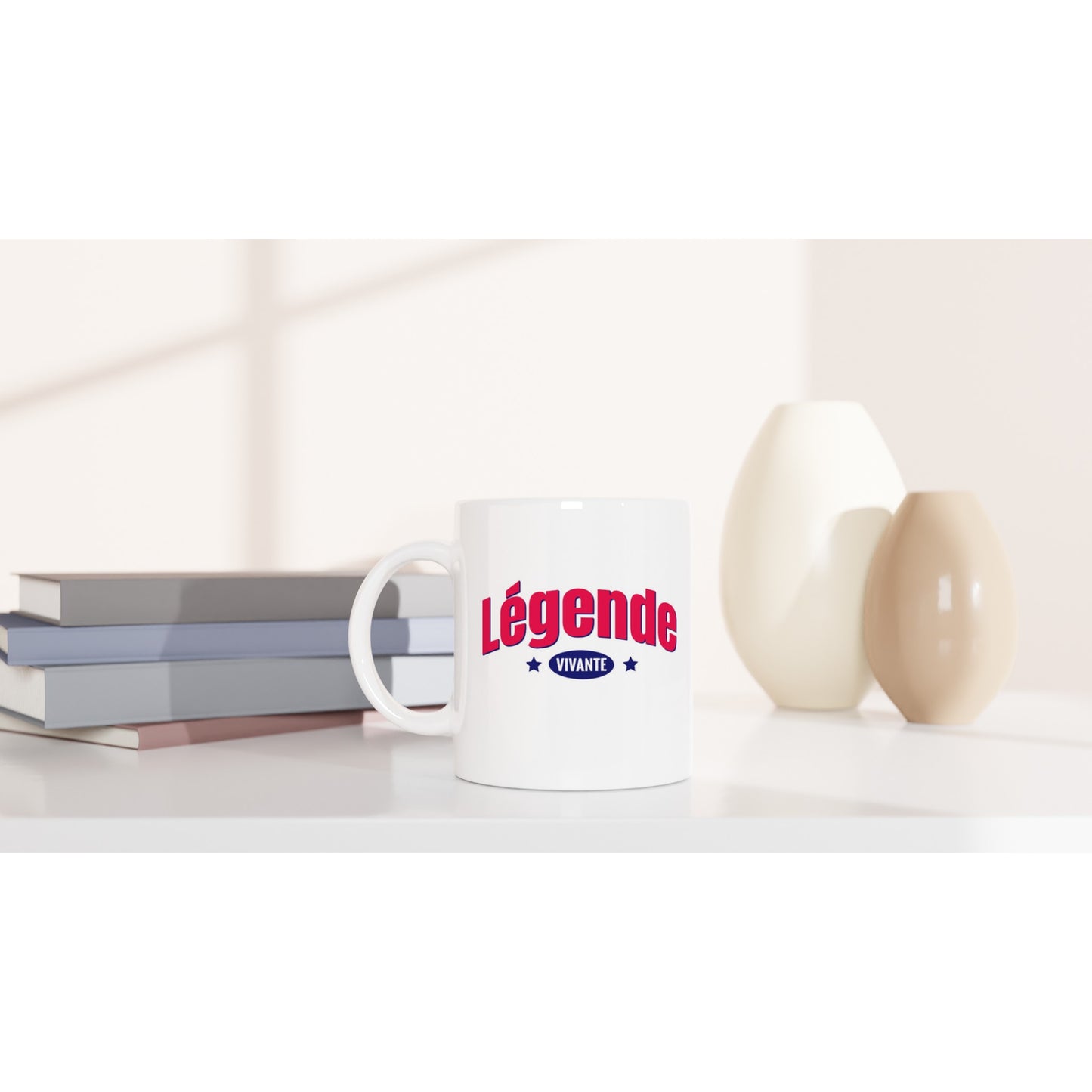 Légende Vivante – Mug Homme, Cadeau Homme-idée cadeau inspirante | Blancadeaux