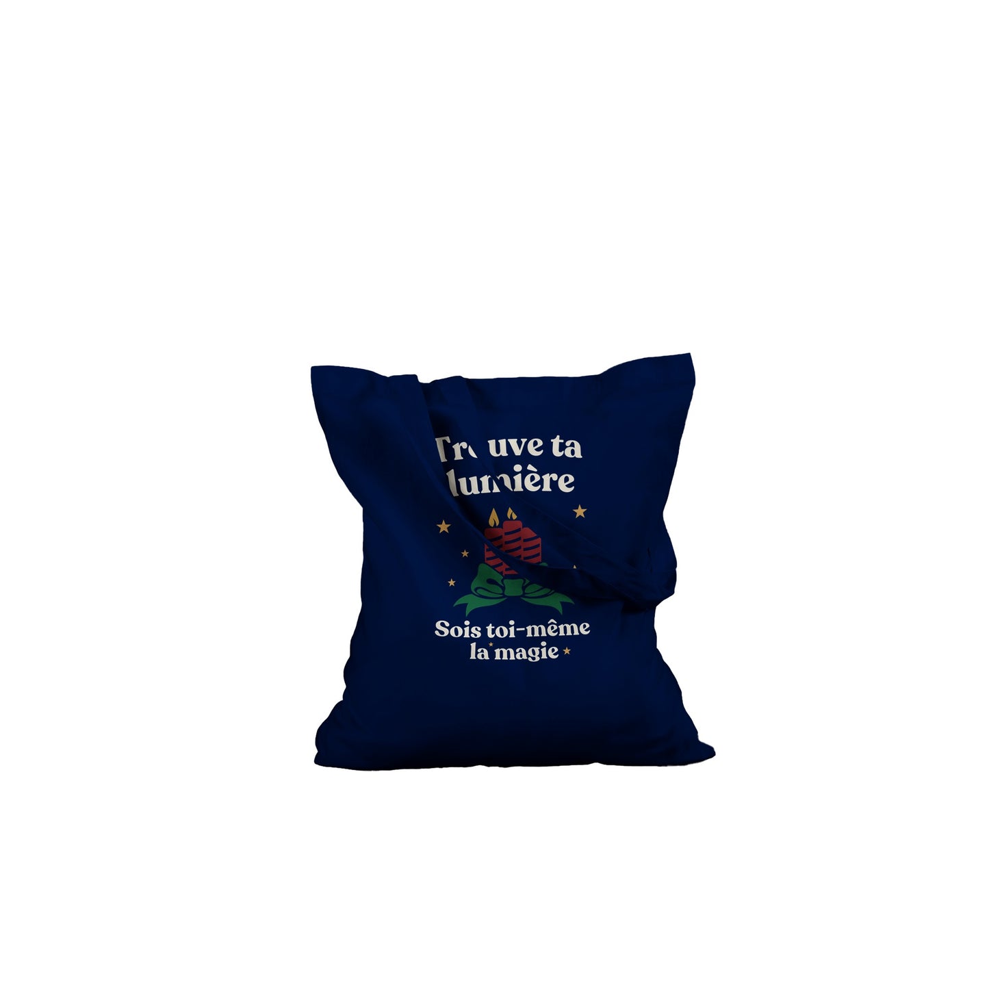 Trouve ta lumière – Tote Bag Noël Unisex-idée cadeau inspirante | Blancadeaux