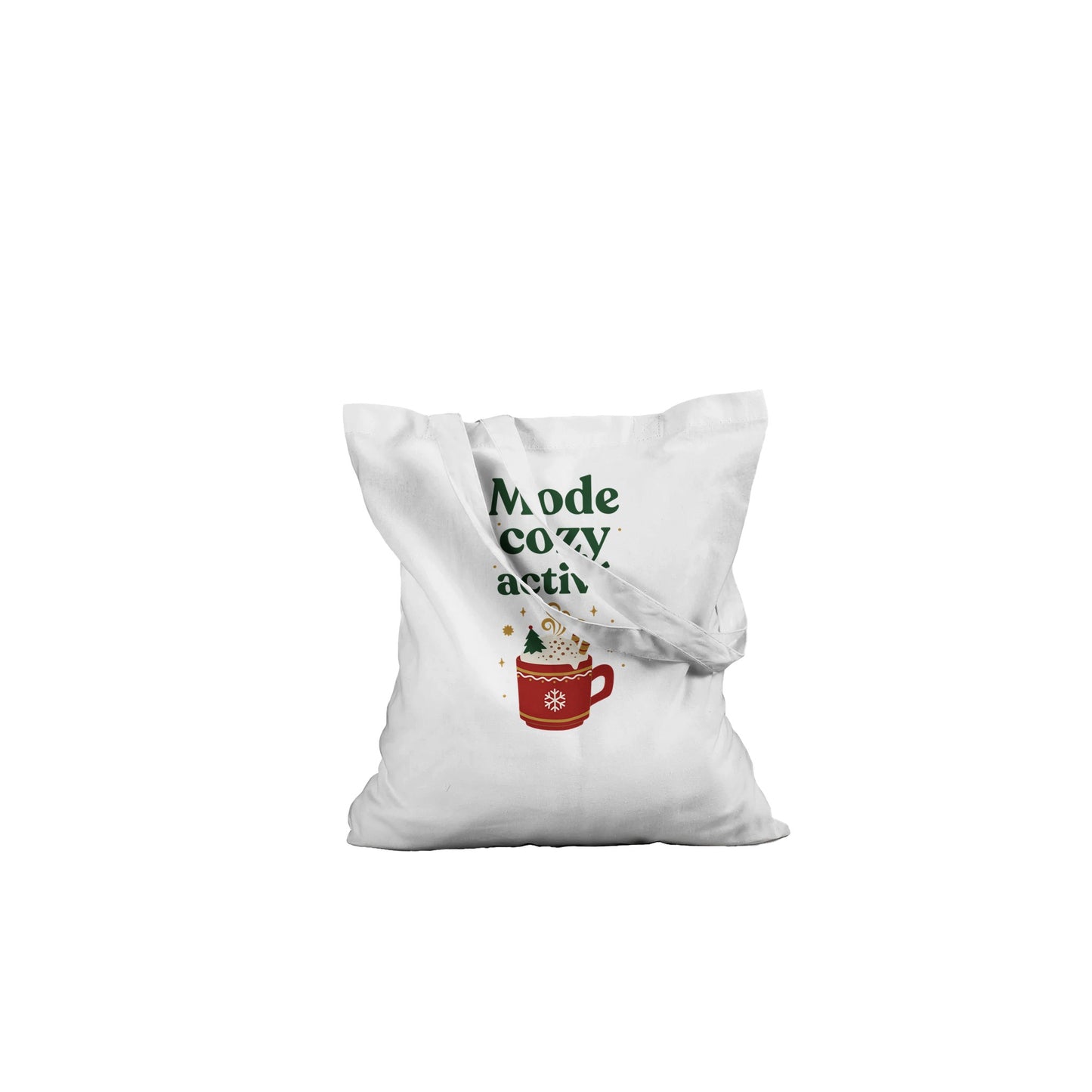 Mode cosy activé – Tote Bag Noël Unisex-idée cadeau inspirante | Blancadeaux