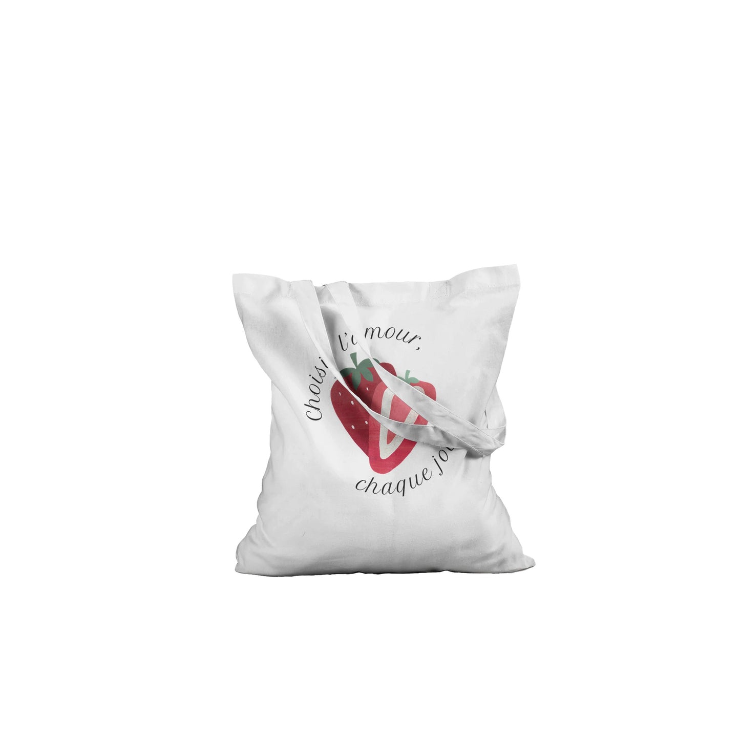 Choisir l’amour, chaque jour – Tote bag Femme, Cadeau Saint-Valentin-idée cadeau inspirante | Blancadeaux