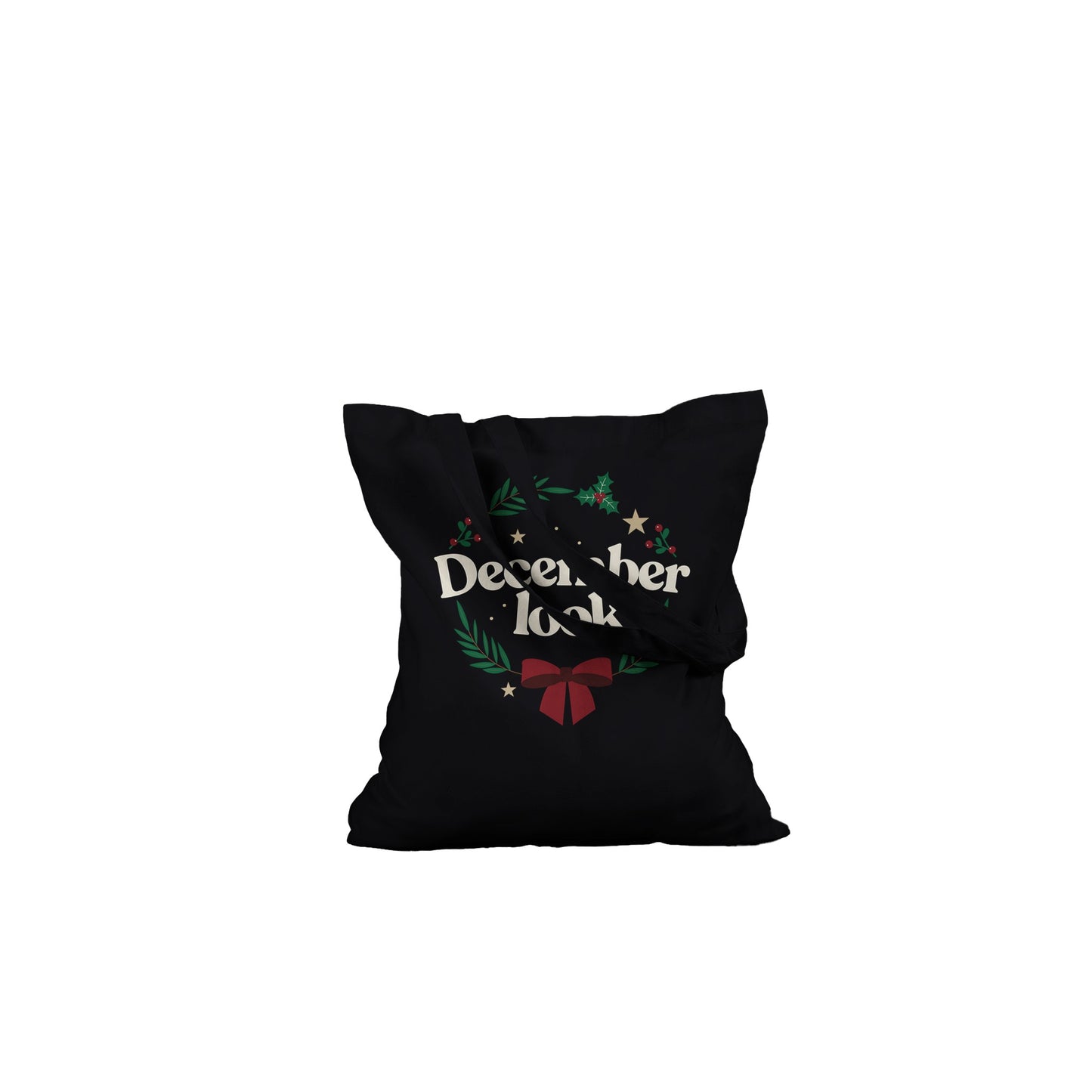 December look – Tote Bag Noël Unisex-idée cadeau inspirante | Blancadeaux
