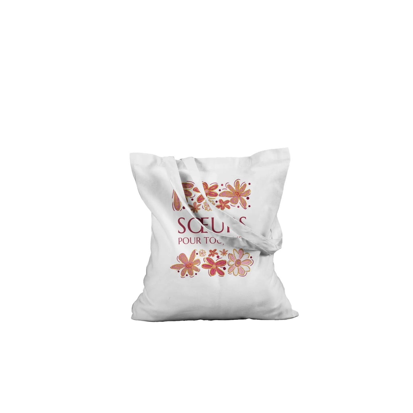 Sœurs Pour Toujours – Tote Bag Sœur, Cadeau Sœur-idée cadeau inspirante | Blancadeaux