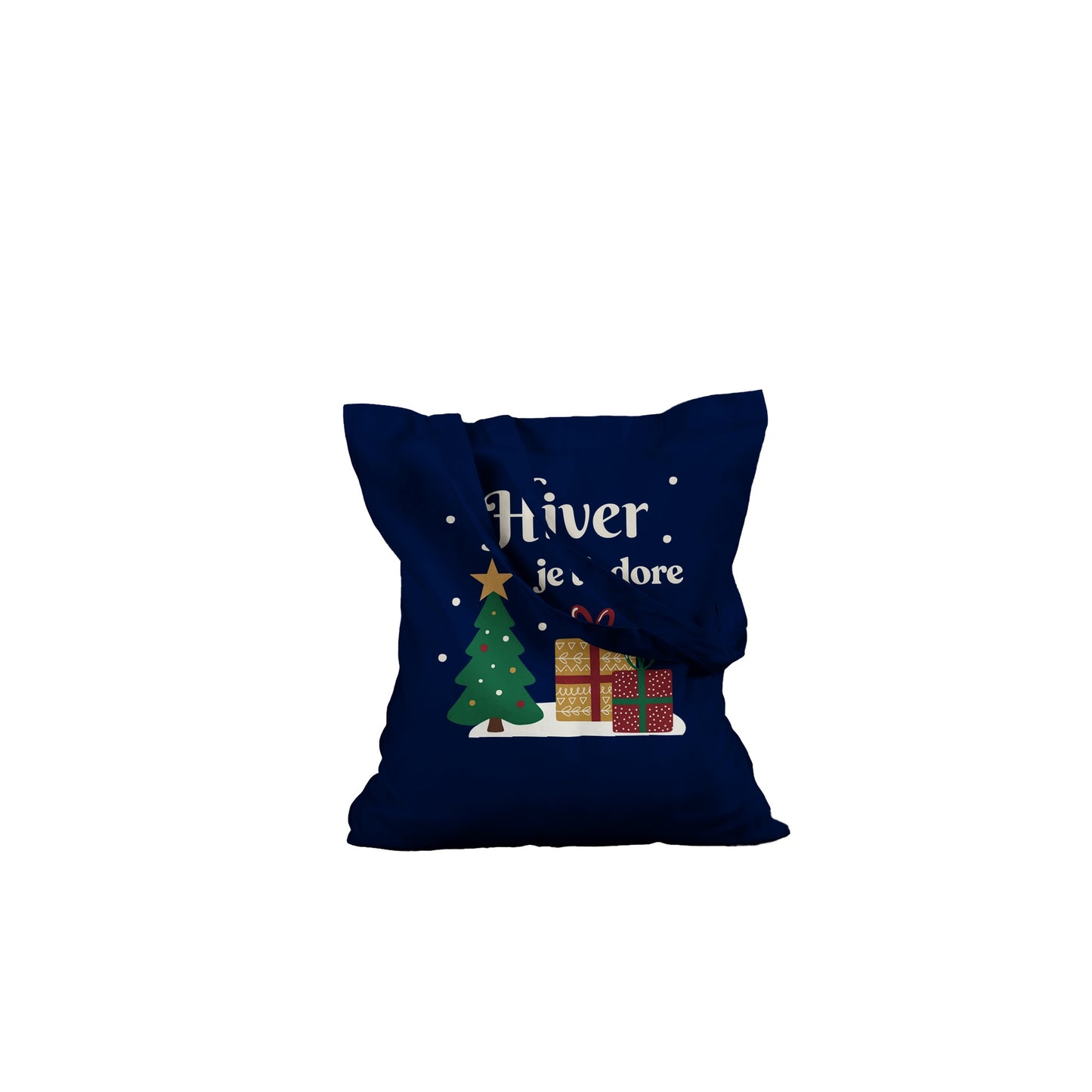 Hiver, je t’adore – Tote Bag Noël Unisex-idée cadeau inspirante | Blancadeaux