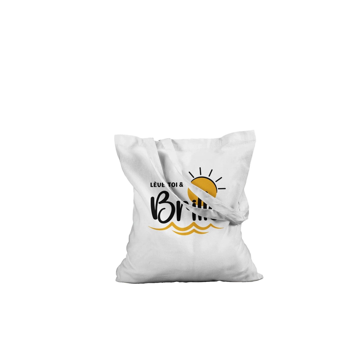 Lève-toi et brille – Tote Bag Femme, Cadeau Femme-idée cadeau inspirante | Blancadeaux