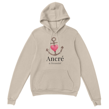 Ancré à l’essentiel – Hoodie Homme, Cadeau Saint-Valentin-idée cadeau inspirante | Blancadeaux