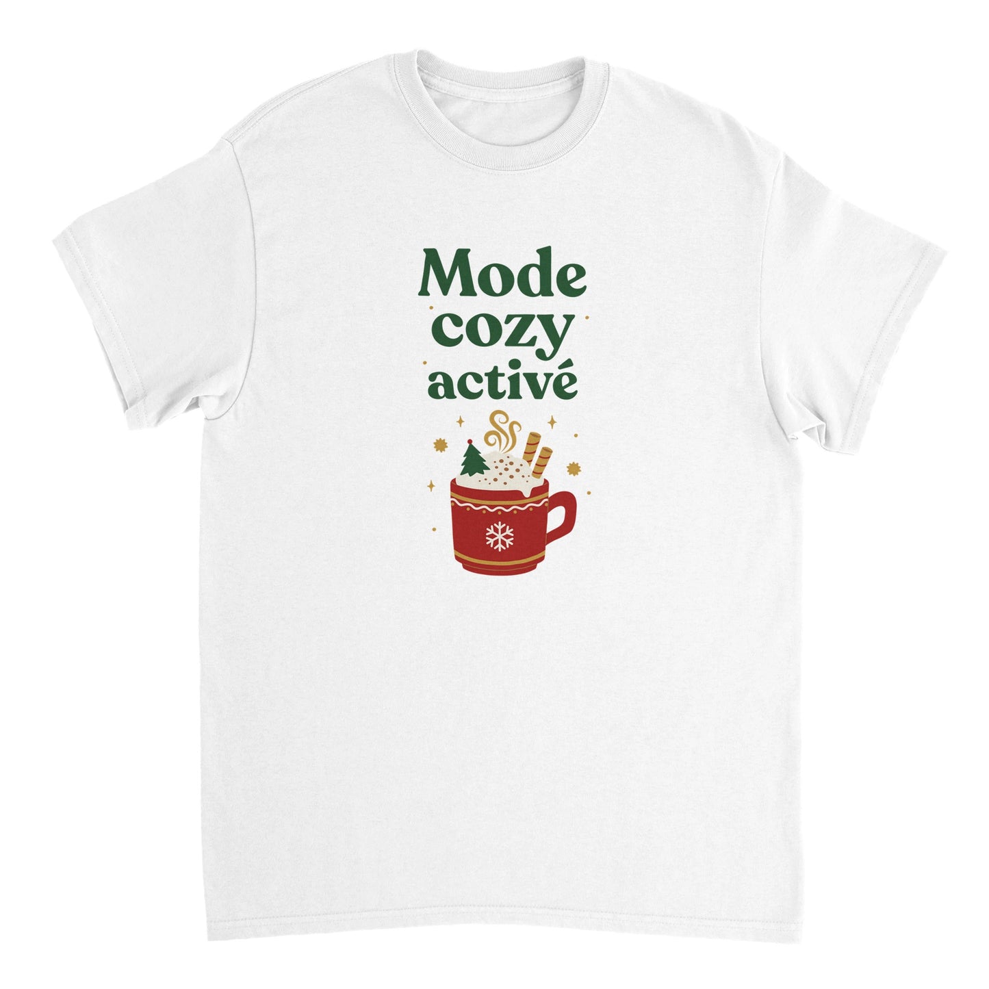 Mode cosy activé – T-shirt Noël Unisex-idée cadeau inspirante | Blancadeaux