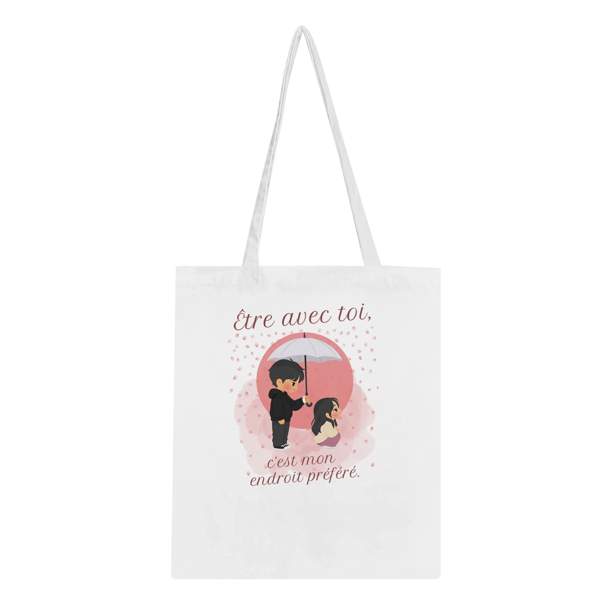 Être avec toi – Tote bag édition K-drama, Cadeau Saint-Valentin-idée cadeau inspirante | Blancadeaux