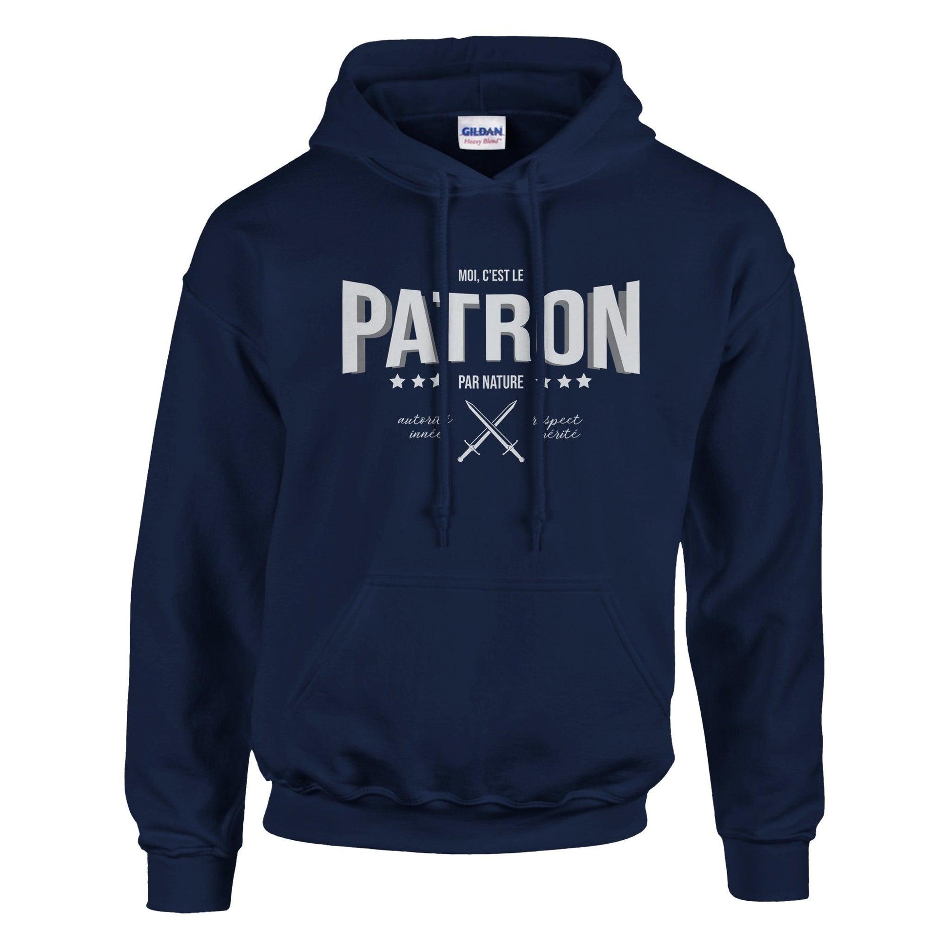 Patron par nature – Hoodie Homme, Cadeau Homme-idée cadeau inspirante | Blancadeaux