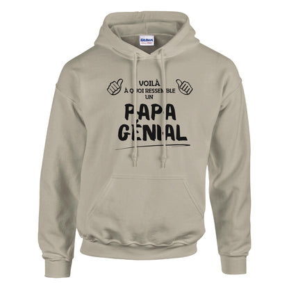 Voilà à quoi Ressemble un Papa Génial – Hoodie Papa, Cadeau Papa-idée cadeau inspirante | Blancadeaux