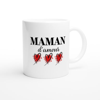 Maman d’amour – Mug Maman, Cadeau Maman-idée cadeau inspirante | Blancadeaux