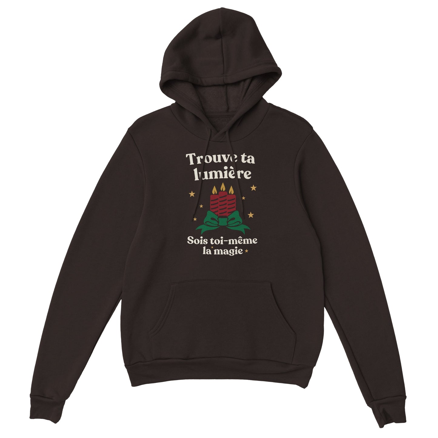 Trouve ta lumière – Hoodie Noël Unisex-idée cadeau inspirante | Blancadeaux