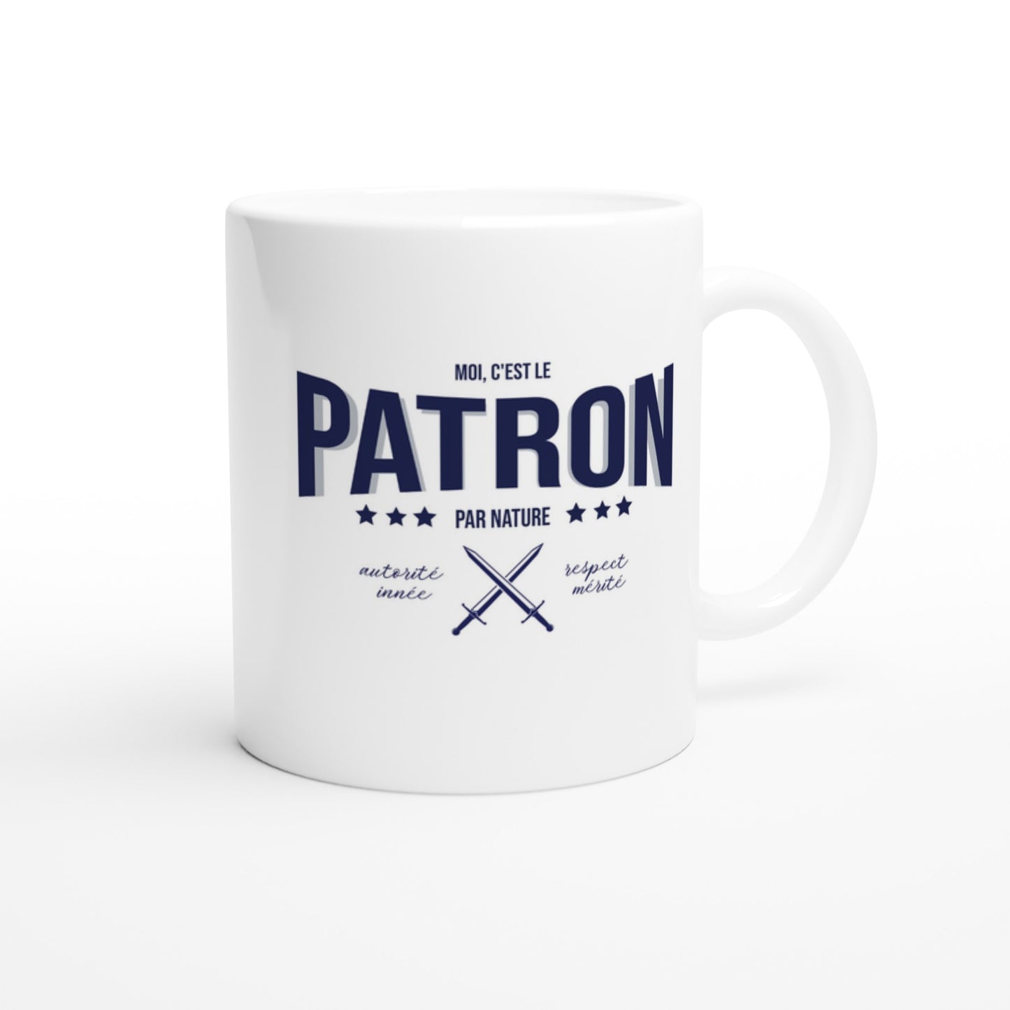 Patron par nature – Mug Homme, Cadeau Homme-idée cadeau inspirante | Blancadeaux