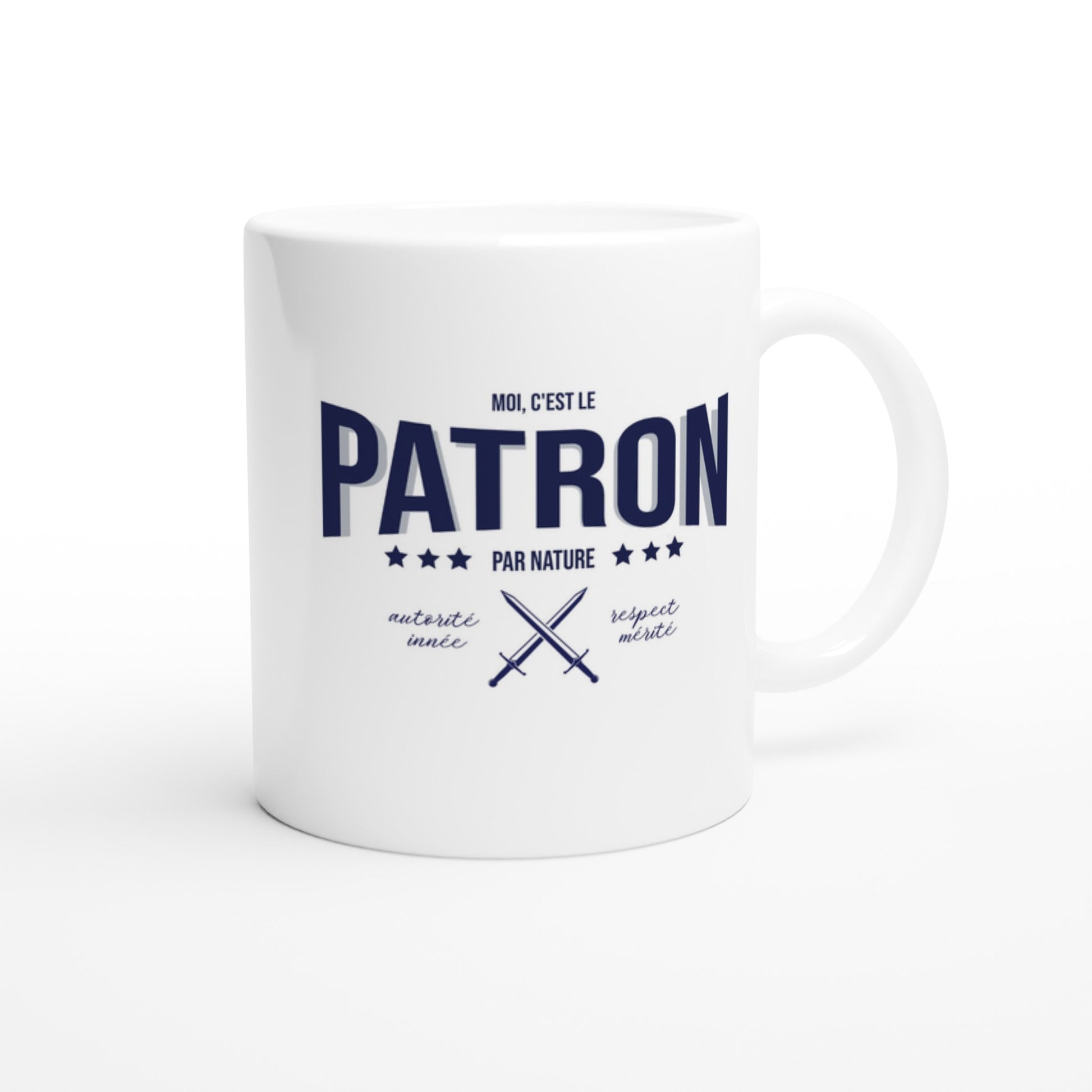 Patron par nature – Mug Homme, Cadeau Homme-idée cadeau inspirante | Blancadeaux