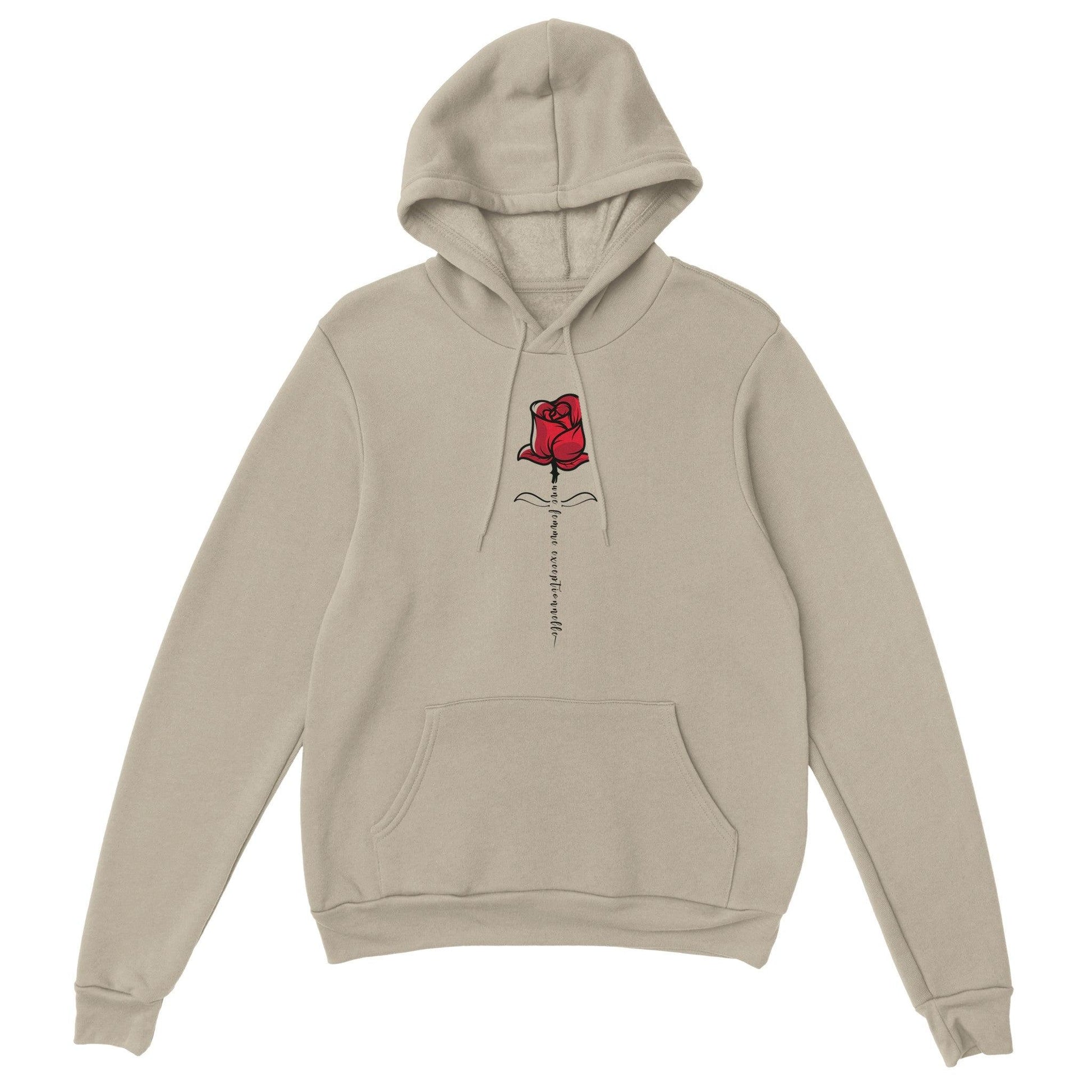 Une Femme Exceptionnelle – Hoodie Femme, Cadeau Femme-idée cadeau inspirante | Blancadeaux