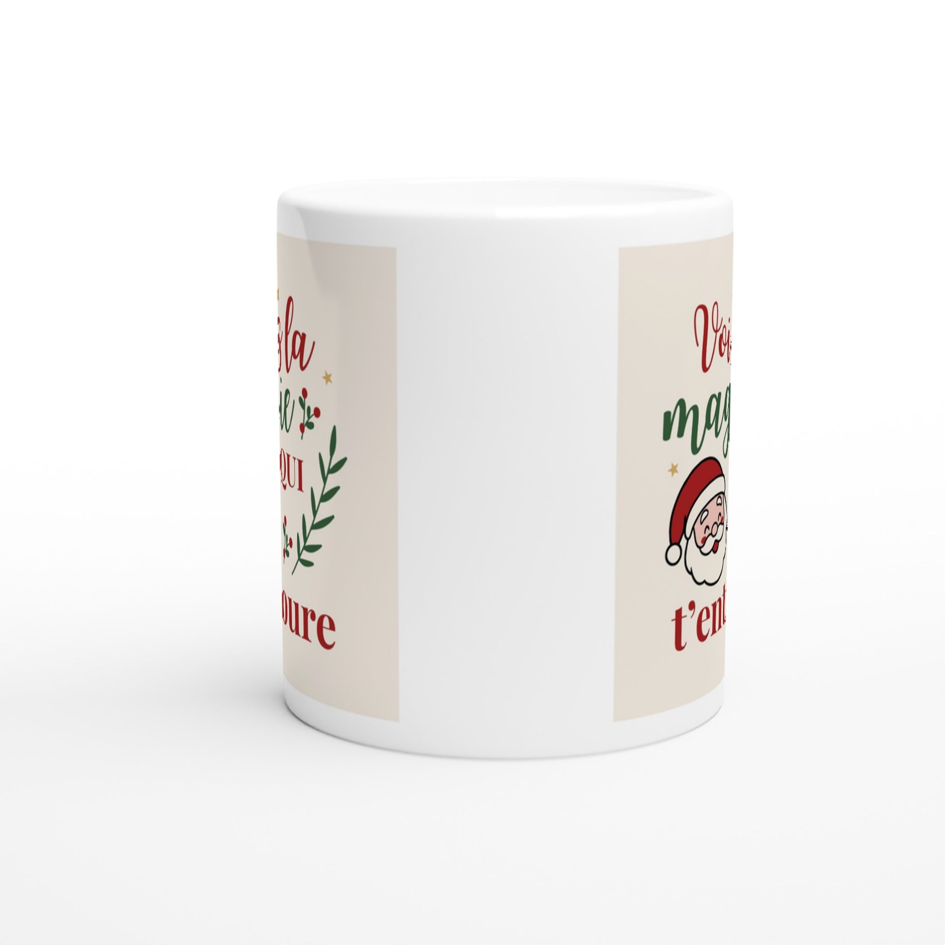 Vois la magie qui t’entoure – Mug Noël Unisex-idée cadeau inspirante | Blancadeaux