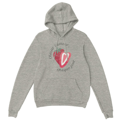 Choisir l’amour, chaque jour – Hoodie Femme, Cadeau Saint-Valentin-idée cadeau inspirante | Blancadeaux