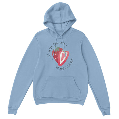Choisir l’amour, chaque jour – Hoodie Femme, Cadeau Saint-Valentin-idée cadeau inspirante | Blancadeaux