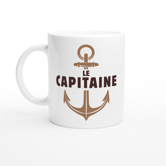 Le capitaine – Mug Homme, Cadeau Homme-idée cadeau inspirante | Blancadeaux