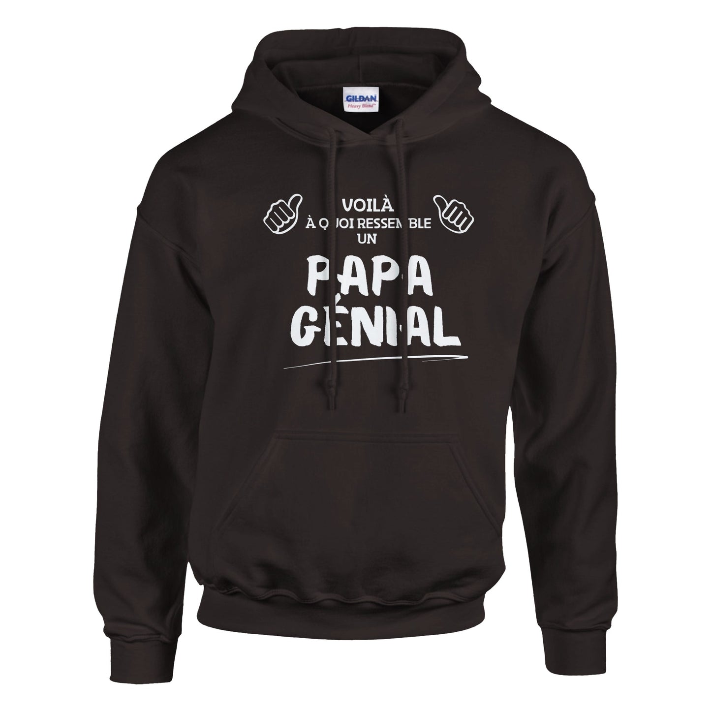 Voilà à quoi Ressemble un Papa Génial – Hoodie Papa, Cadeau Papa-idée cadeau inspirante | Blancadeaux
