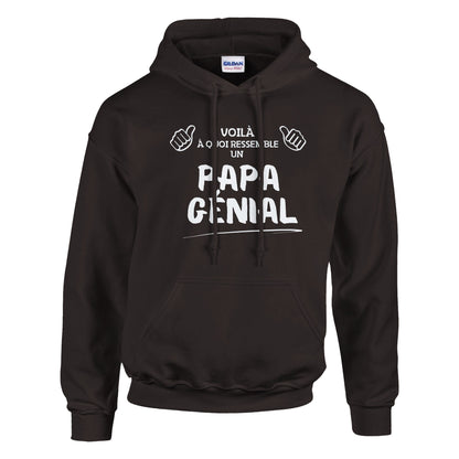 Voilà à quoi Ressemble un Papa Génial – Hoodie Papa, Cadeau Papa-idée cadeau inspirante | Blancadeaux