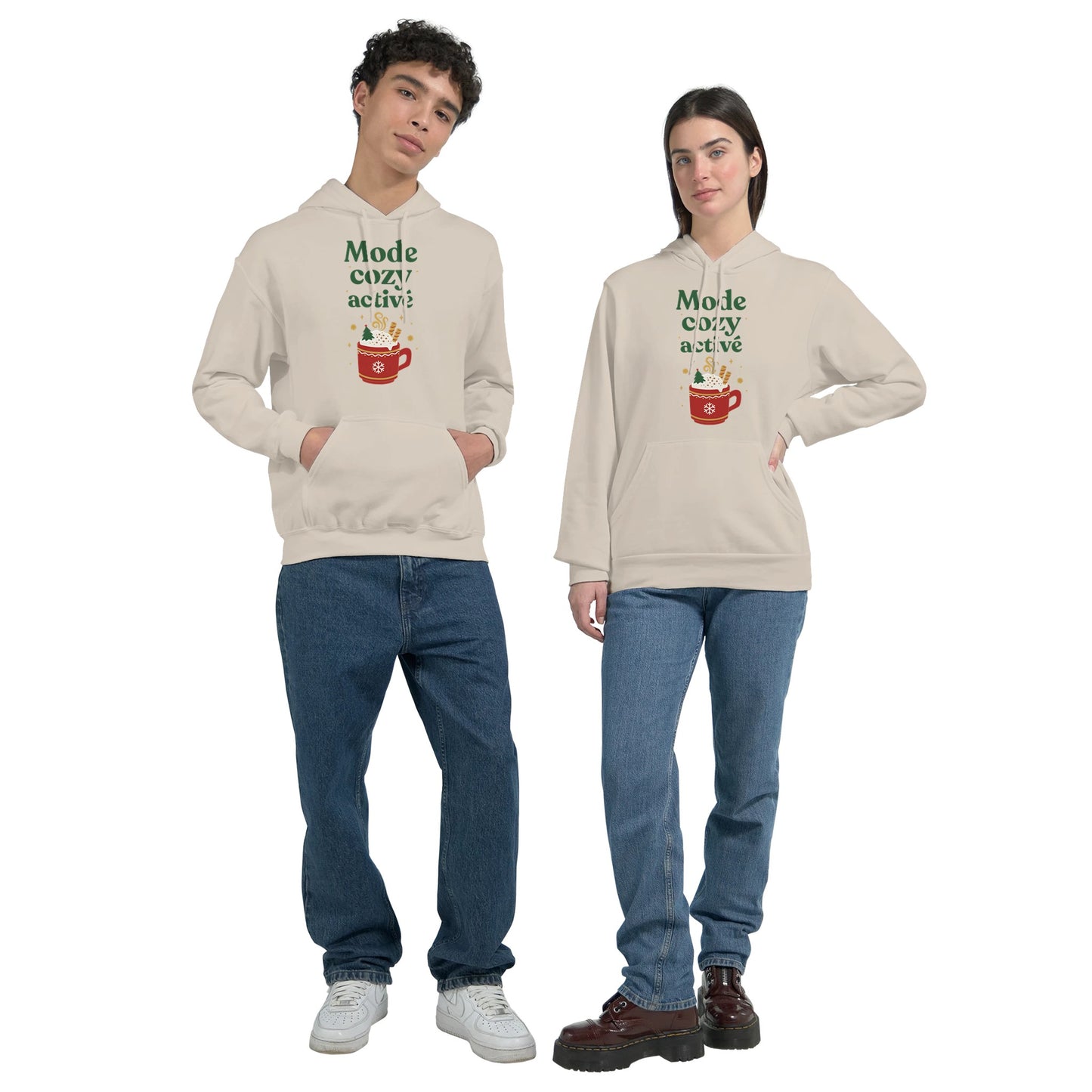 Mode cosy activé – Hoodie Noël Unisex-idée cadeau inspirante | Blancadeaux