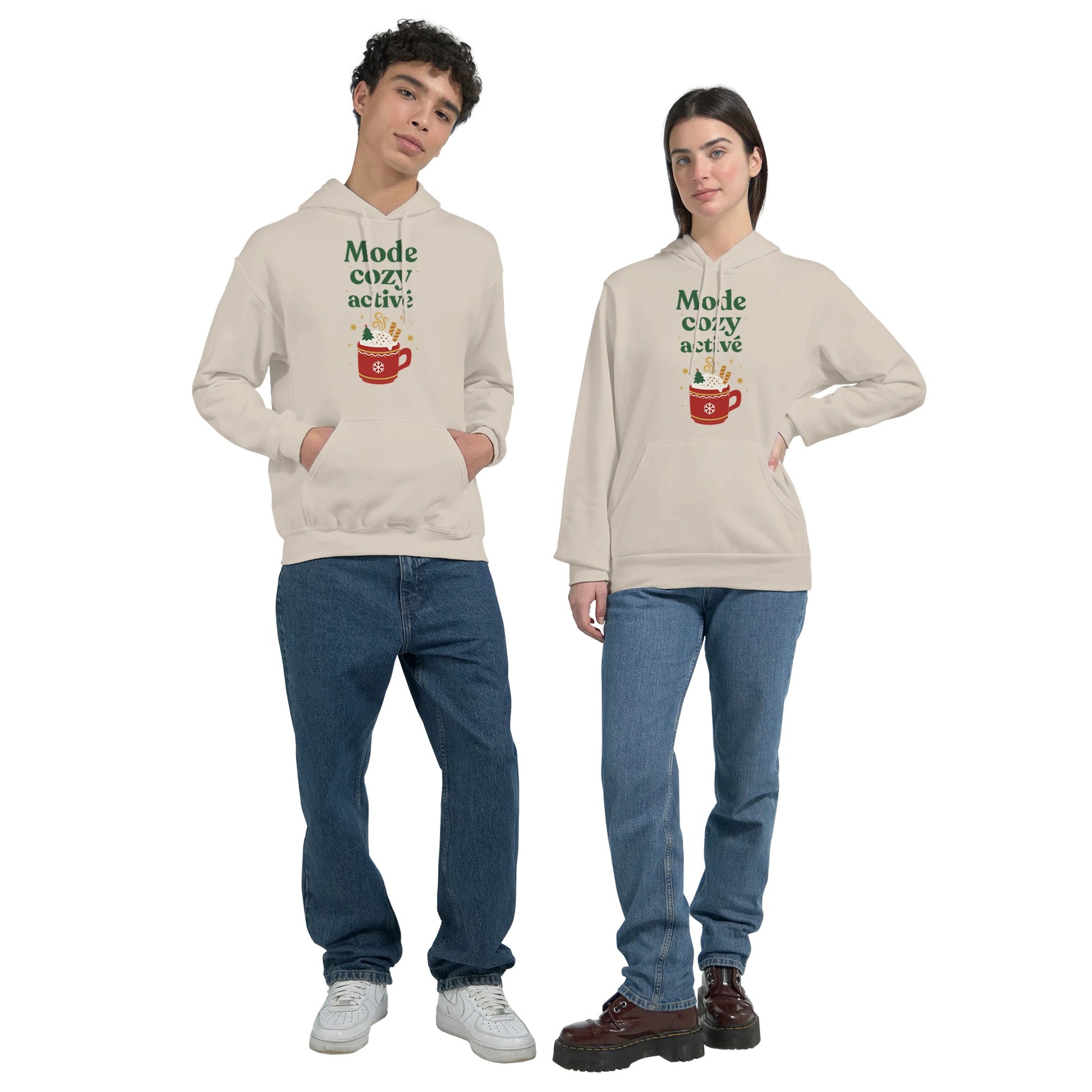 Mode cosy activé – Hoodie Noël Unisex-idée cadeau inspirante | Blancadeaux