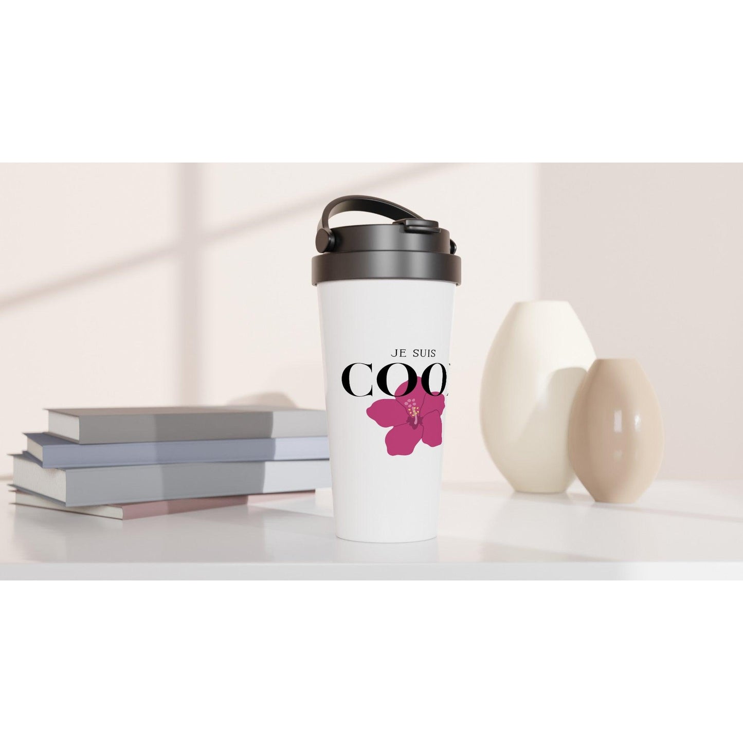 Je Suis Cool – Travel Mug Femme, Cadeau Femme-idée cadeau inspirante | Blancadeaux