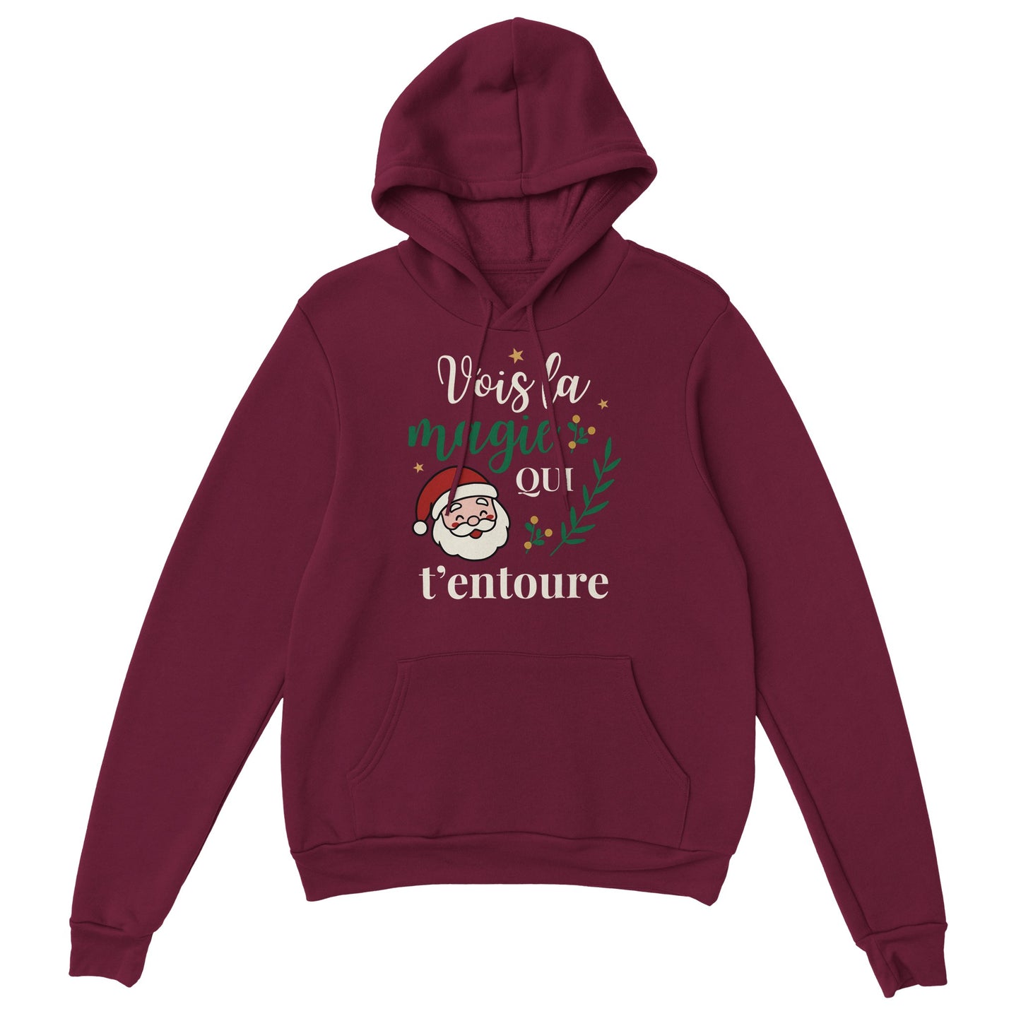 Vois la magie qui t’entoure – Hoodie Noël Unisex-idée cadeau inspirante | Blancadeaux