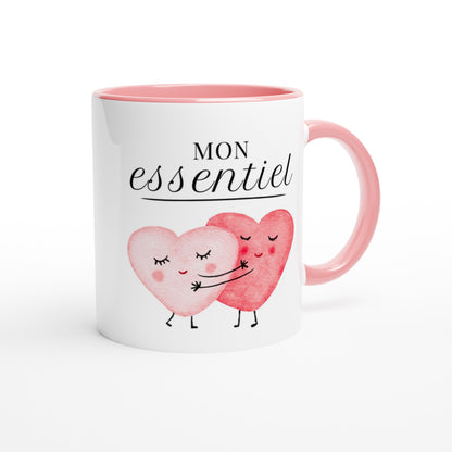 Mon essentiel – Mug Femme, Cadeau Saint-Valentin-idée cadeau inspirante | Blancadeaux