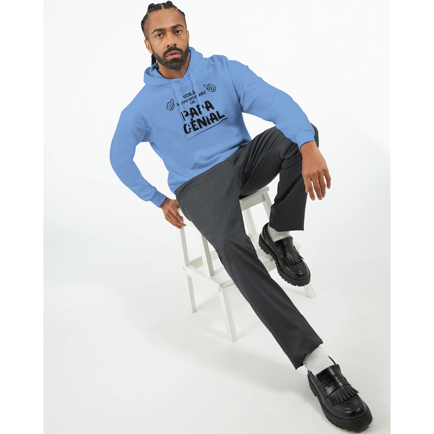 Voilà à quoi Ressemble un Papa Génial – Hoodie Papa, Cadeau Papa-idée cadeau inspirante | Blancadeaux