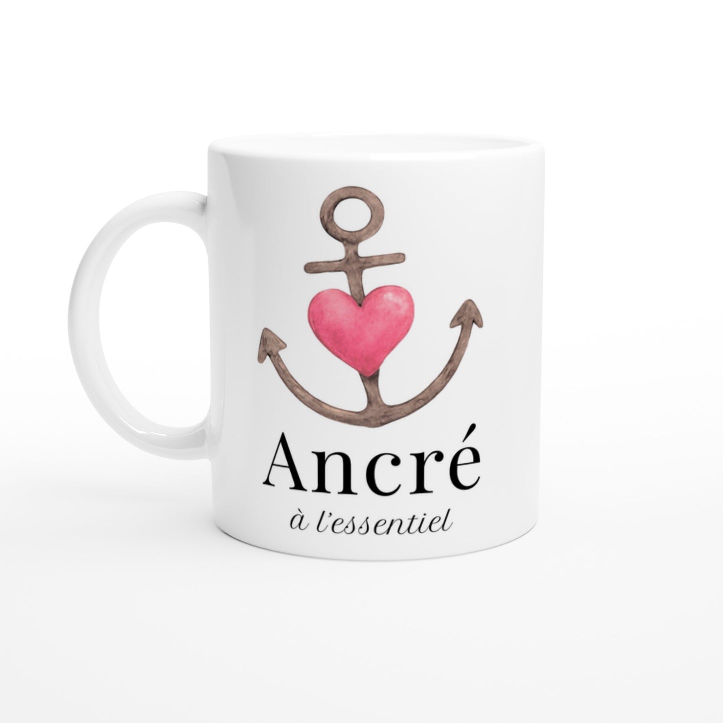 Ancré à l’essentiel – Mug Homme, Cadeau Saint-Valentin-idée cadeau inspirante | Blancadeaux