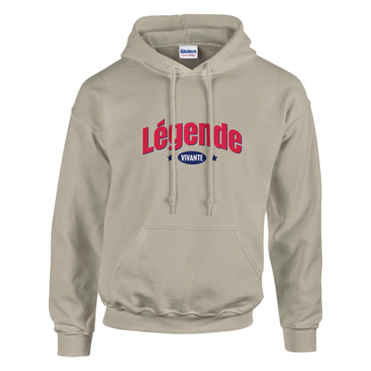 Légende Vivante – Hoodie Homme, Cadeau Homme-idée cadeau inspirante | Blancadeaux