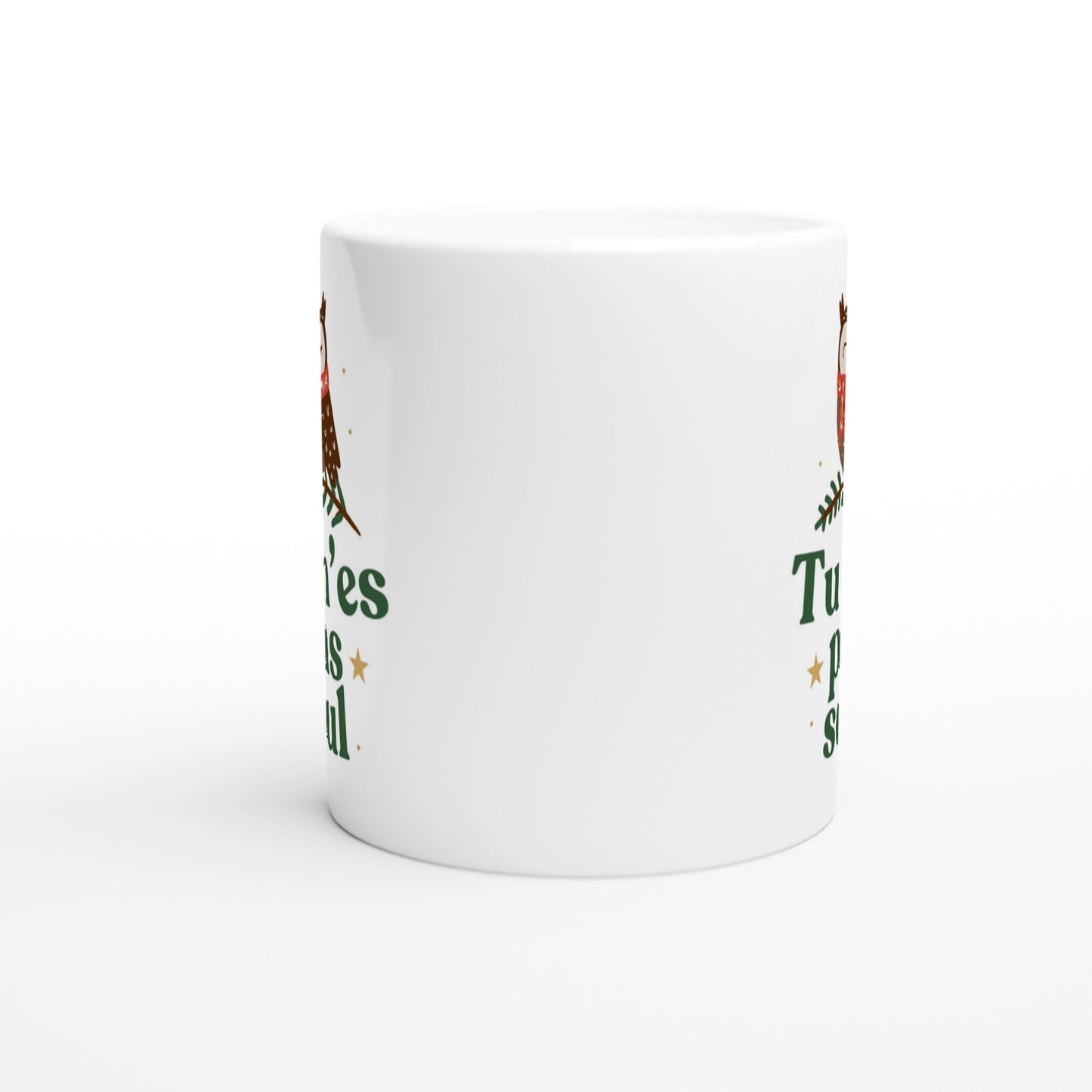 Tu n’es pas seul – Mug Noël Unisex-idée cadeau inspirante | Blancadeaux