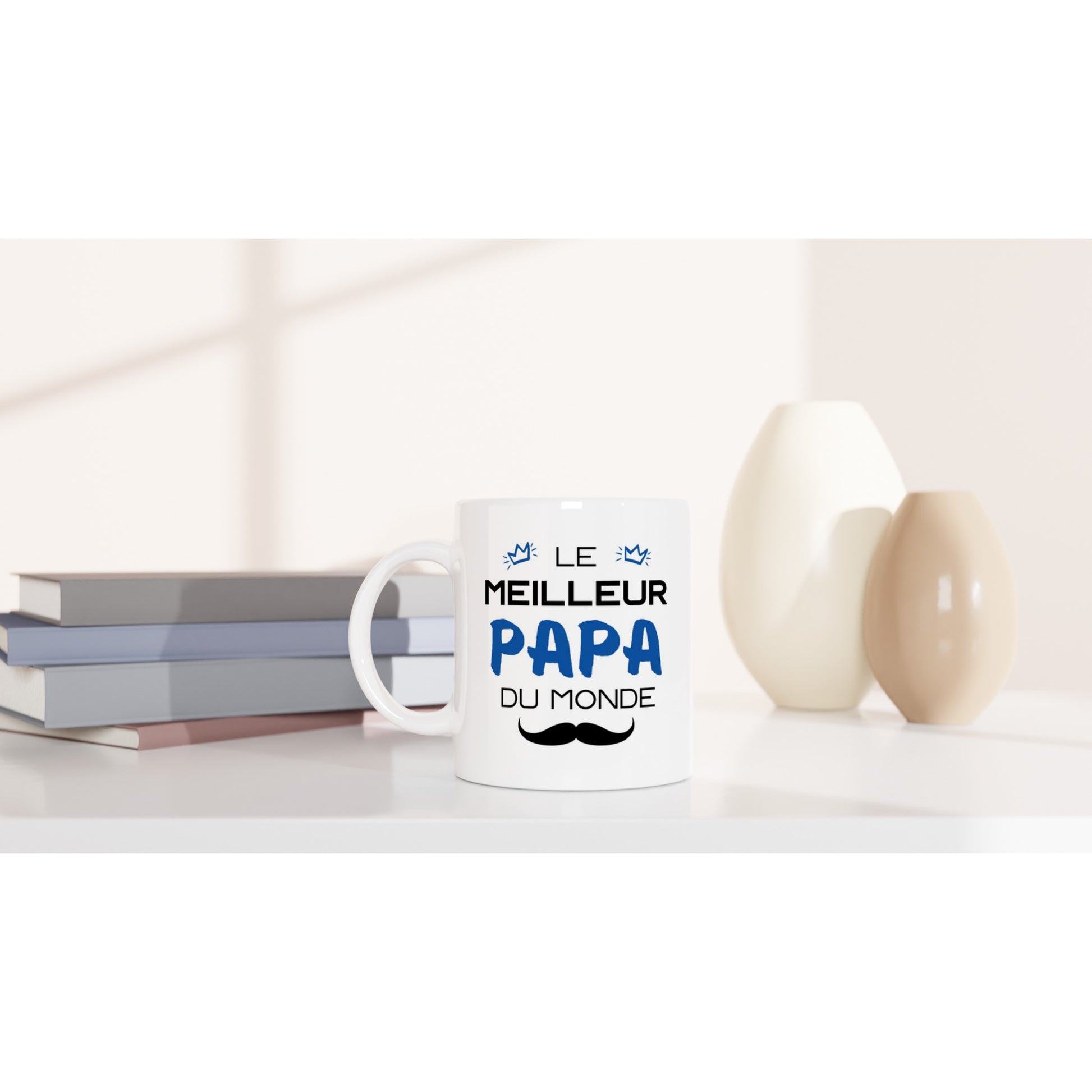 Le Meilleur Papa du Monde – Mug Papa, Cadeau Papa-idée cadeau inspirante | Blancadeaux