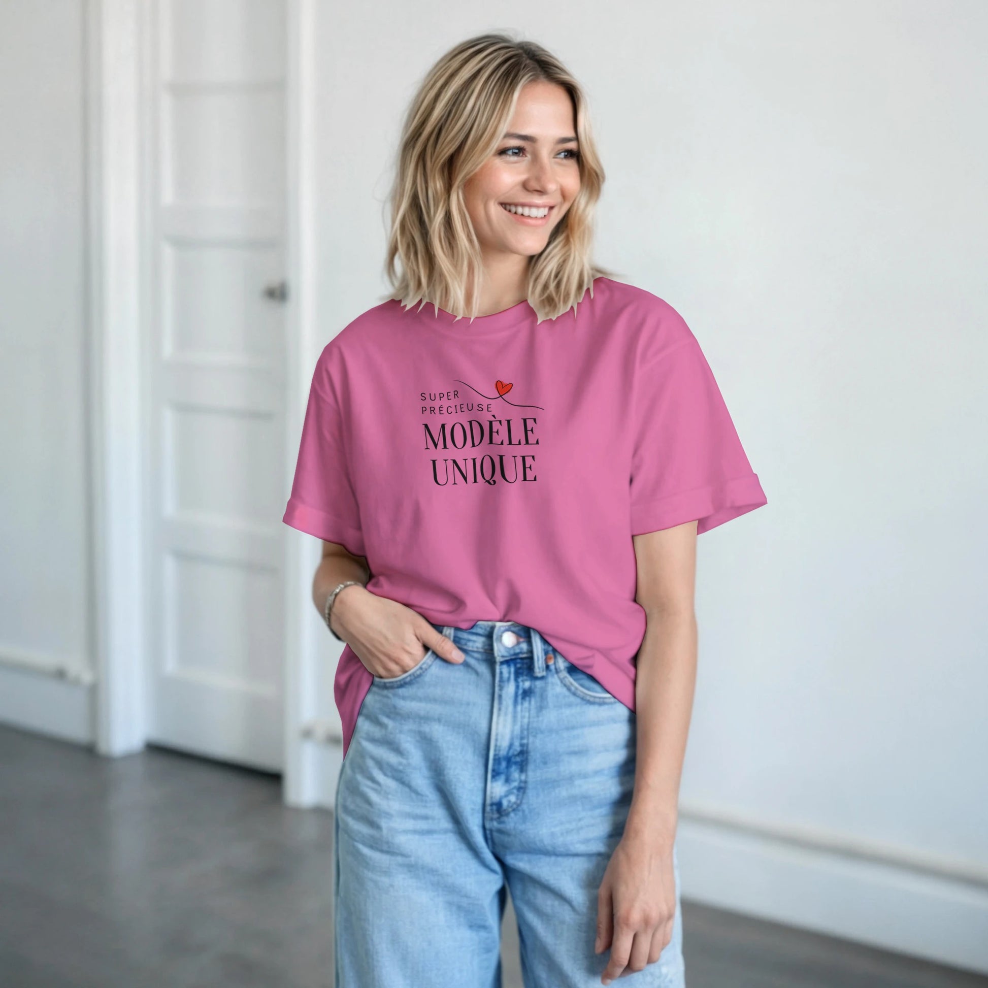 Modèle Unique – T-shirt Femme, Cadeau Femme-idée cadeau inspirante | Blancadeaux