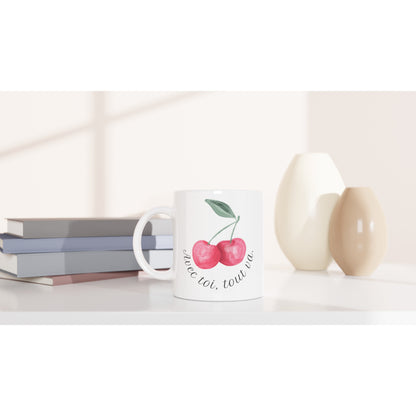 Avec toi, tout va – Mug, Cadeau Saint-Valentin-idée cadeau inspirante | Blancadeaux