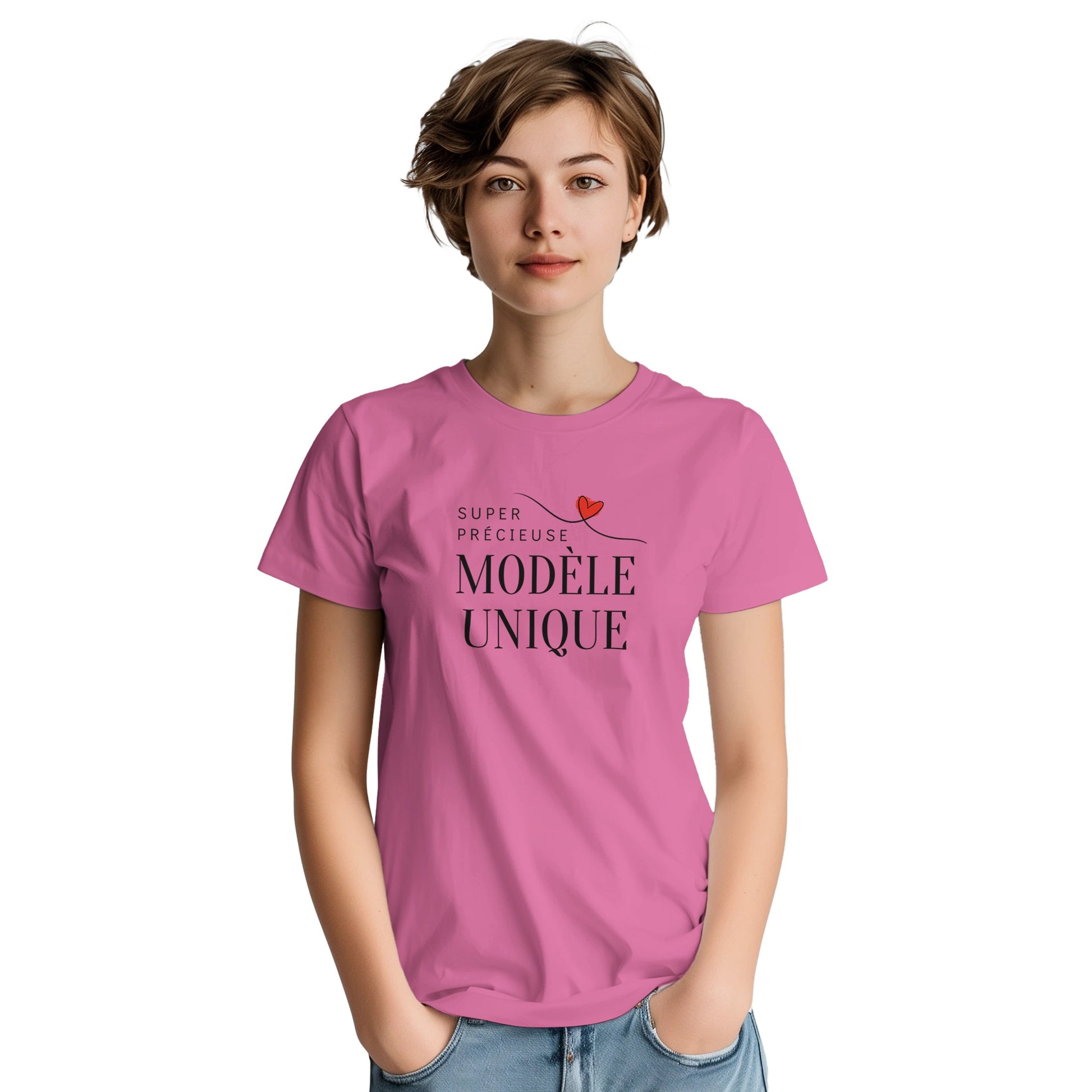 Modèle Unique – T-shirt Femme, Cadeau Femme-idée cadeau inspirante | Blancadeaux