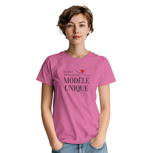 Modèle Unique – T-shirt Femme, Cadeau Femme-idée cadeau inspirante | Blancadeaux