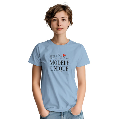Modèle Unique – T-shirt Femme, Cadeau Femme-idée cadeau inspirante | Blancadeaux
