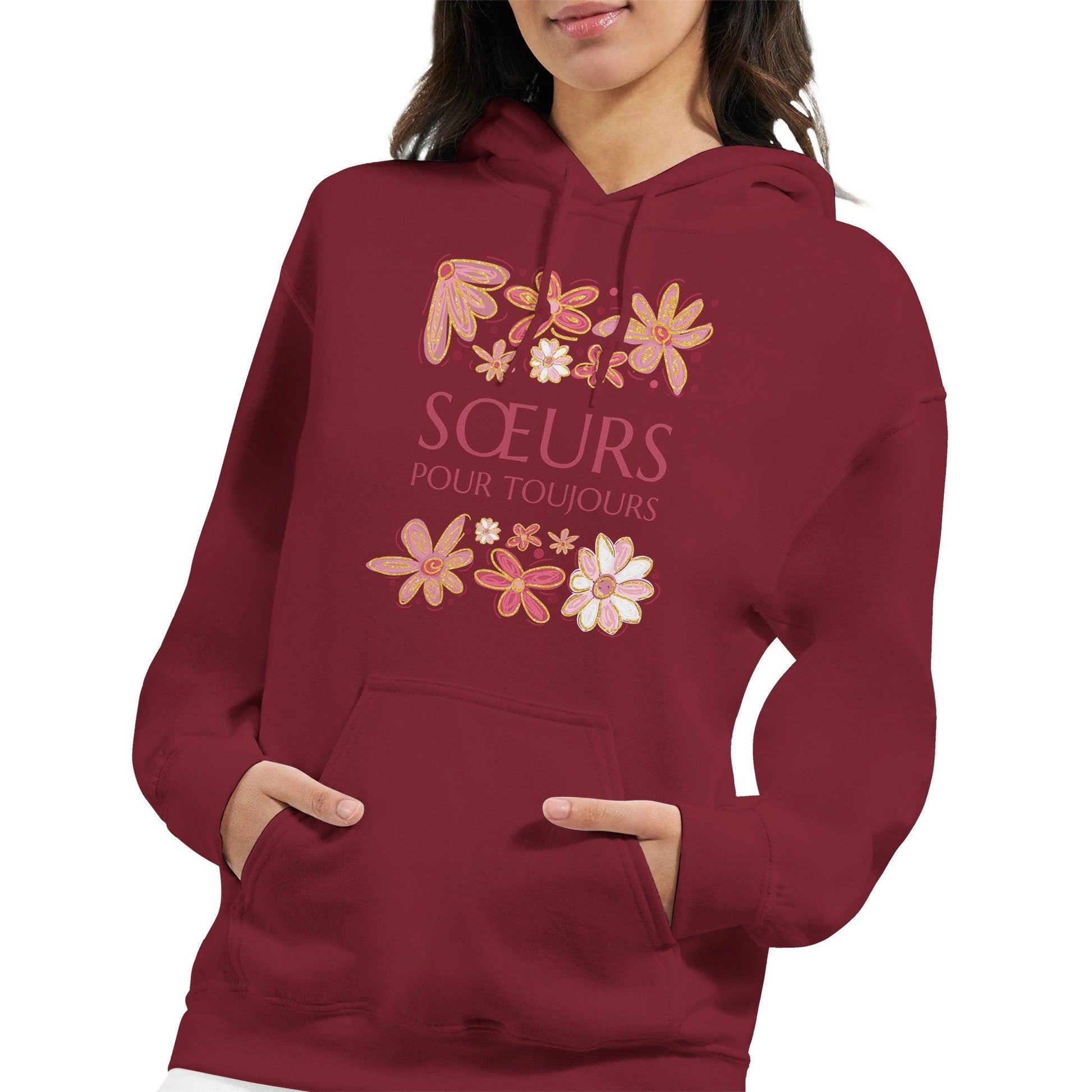 Sœurs Pour Toujours – Hoodie Sœur, Cadeau Sœur-idée cadeau inspirante | Blancadeaux