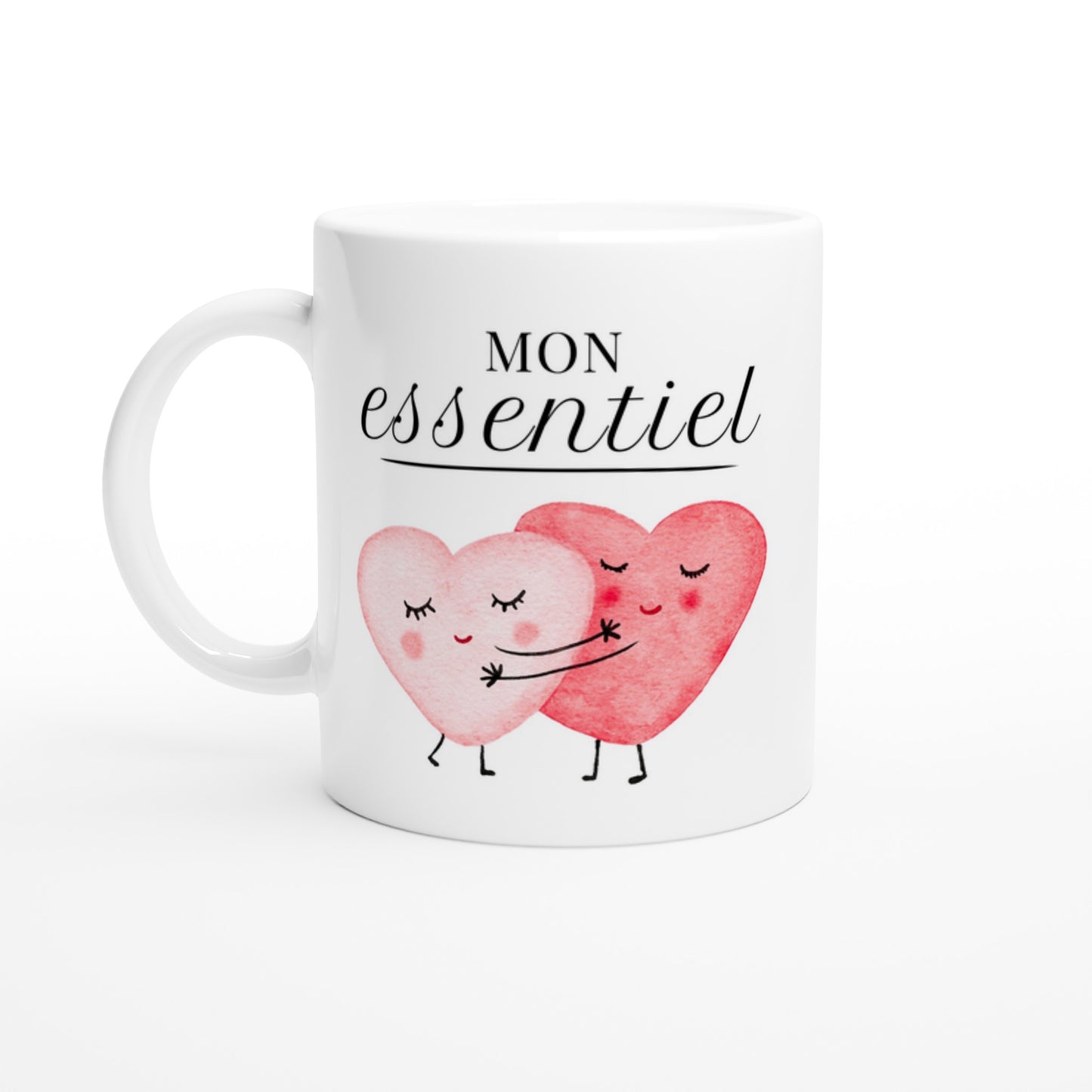 Mon essentiel – Mug Femme, Cadeau Saint-Valentin-idée cadeau inspirante | Blancadeaux