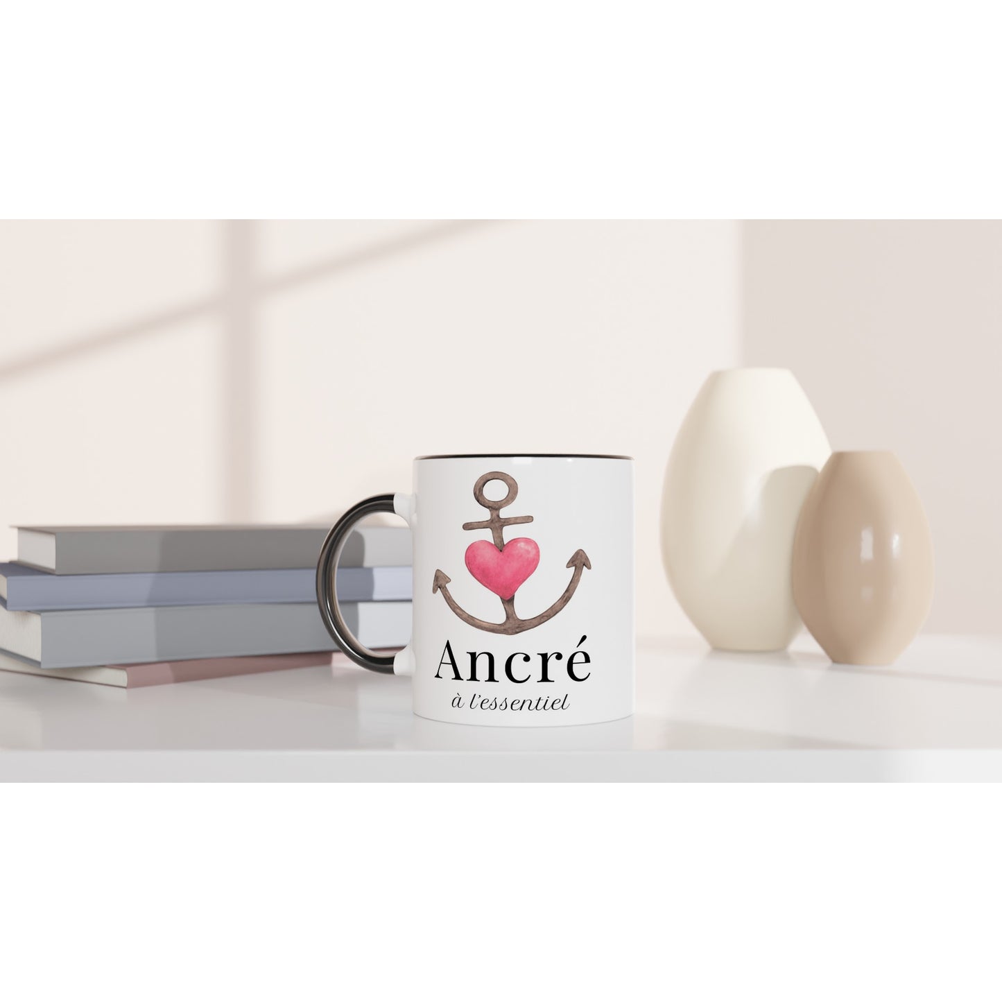 Ancré à l’essentiel – Mug Homme, Cadeau Saint-Valentin-idée cadeau inspirante | Blancadeaux