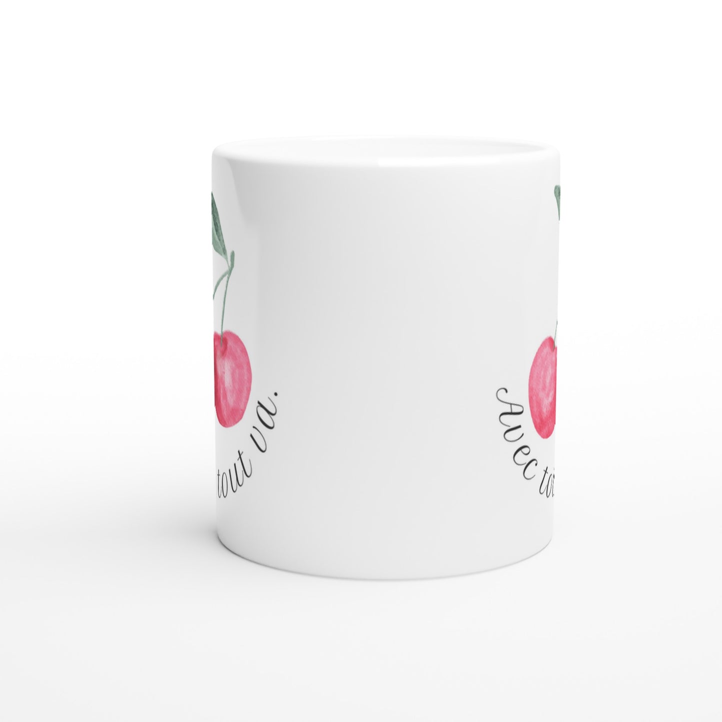 Avec toi, tout va – Mug, Cadeau Saint-Valentin-idée cadeau inspirante | Blancadeaux
