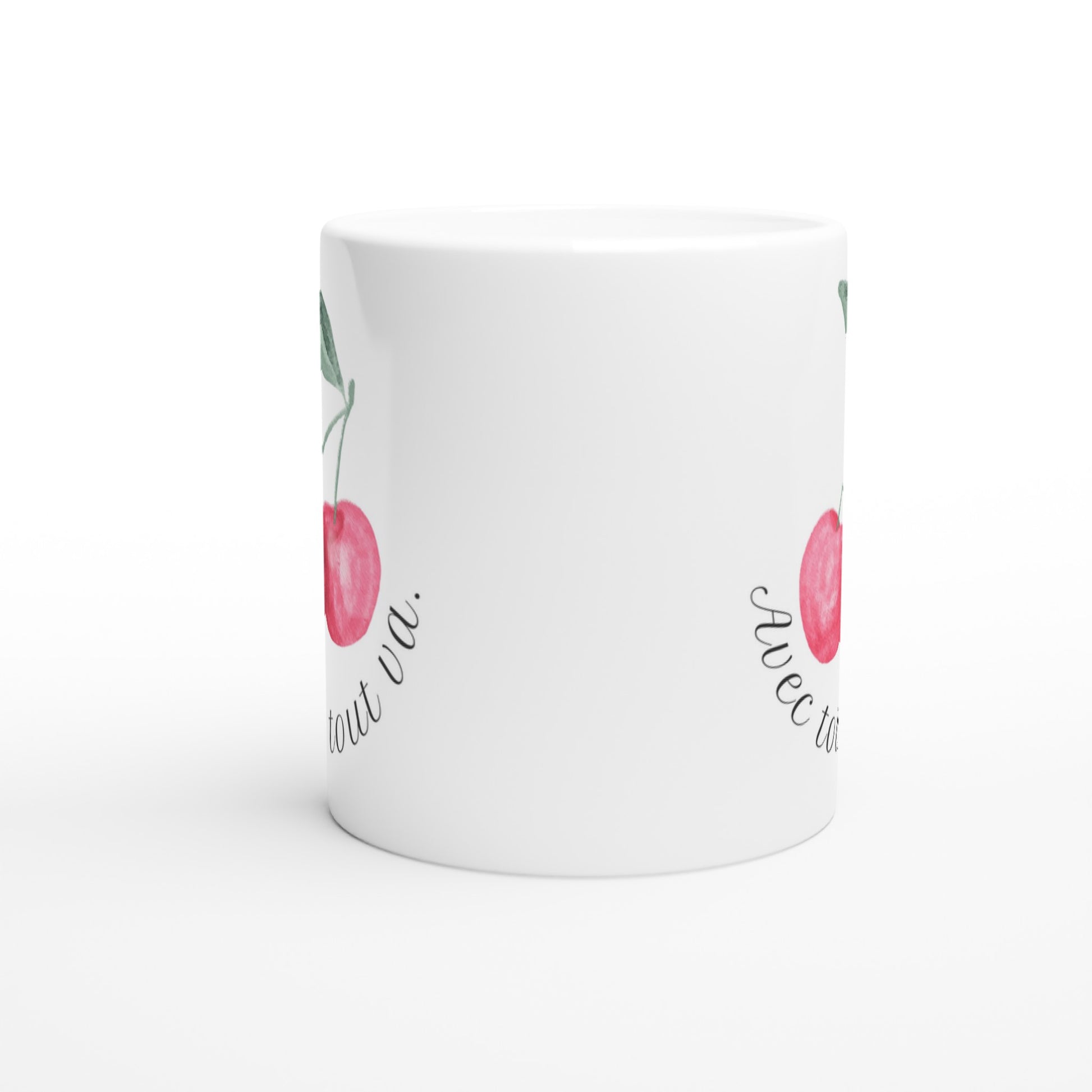 Avec toi, tout va – Mug, Cadeau Saint-Valentin-idée cadeau inspirante | Blancadeaux