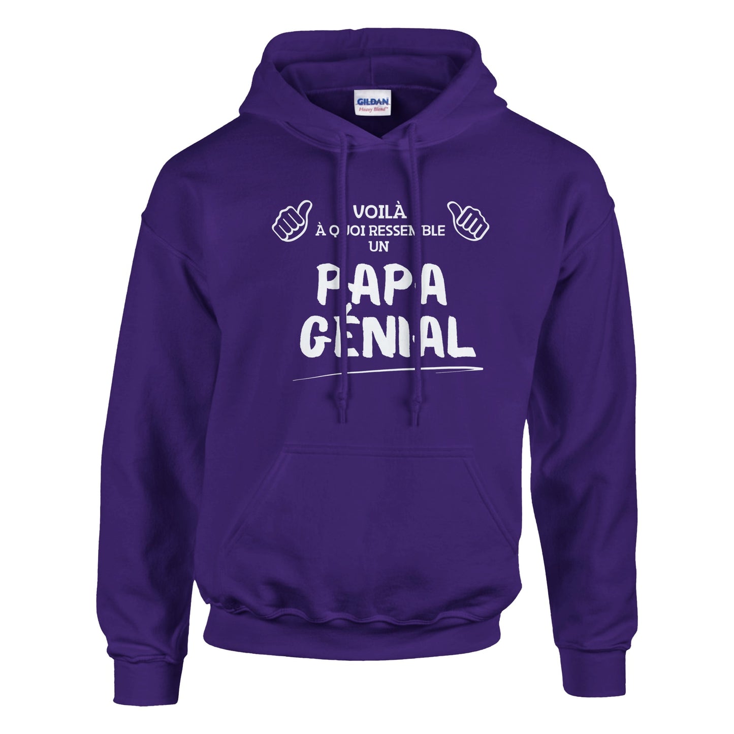 Voilà à quoi Ressemble un Papa Génial – Hoodie Papa, Cadeau Papa-idée cadeau inspirante | Blancadeaux