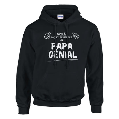 Voilà à quoi Ressemble un Papa Génial – Hoodie Papa, Cadeau Papa-idée cadeau inspirante | Blancadeaux