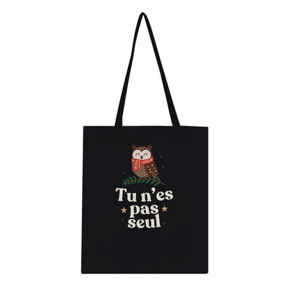 Tu n’es pas seul – Tote Bag Noël Unisex-idée cadeau inspirante | Blancadeaux