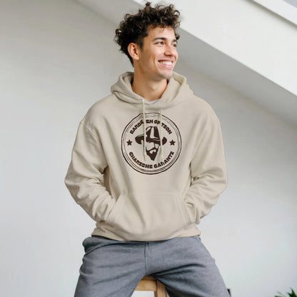 Barbe en option, charisme garanti – Hoodie Homme, Cadeau Homme-idée cadeau inspirante | Blancadeaux