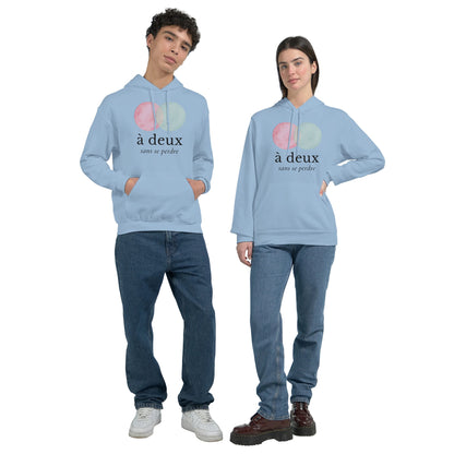 À deux, sans se perdre – Hoodie Unisex, Cadeau Saint-Valentin-idée cadeau inspirante | Blancadeaux