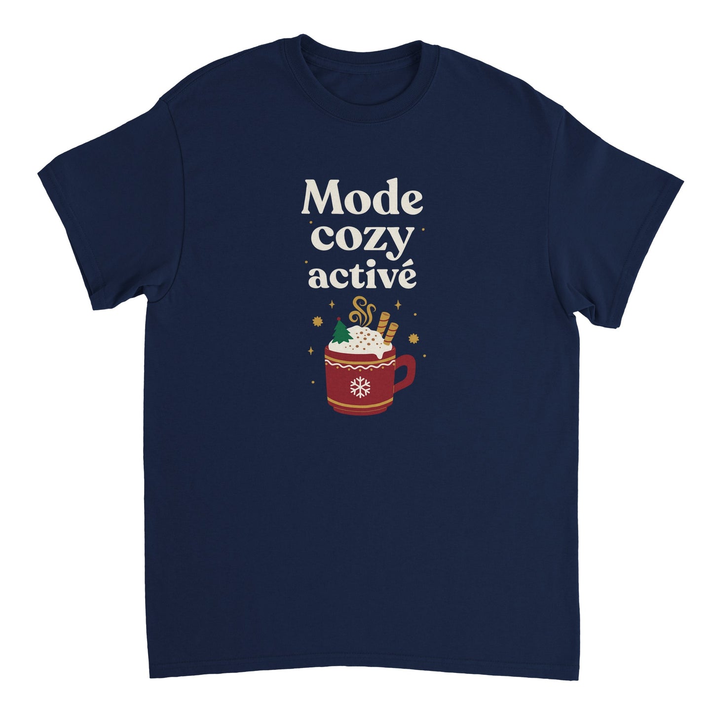 Mode cosy activé – T-shirt Noël Unisex-idée cadeau inspirante | Blancadeaux